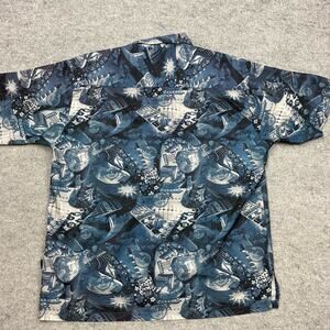 Vintage hardrock shirt mens L Chicago Guitar singlestitch graphic Music buttonup